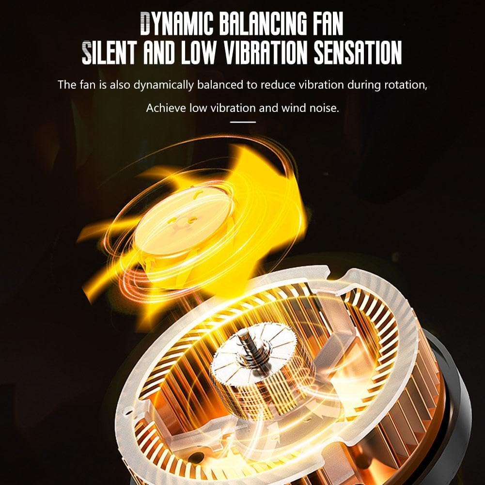 MEMO CX07 Magnetic Cooler Fan 15W Instant Heatdissipation Phone Cooler Semiconductor Heatsink Compatible with Mobile and Tab Cooling Fan for Gaming