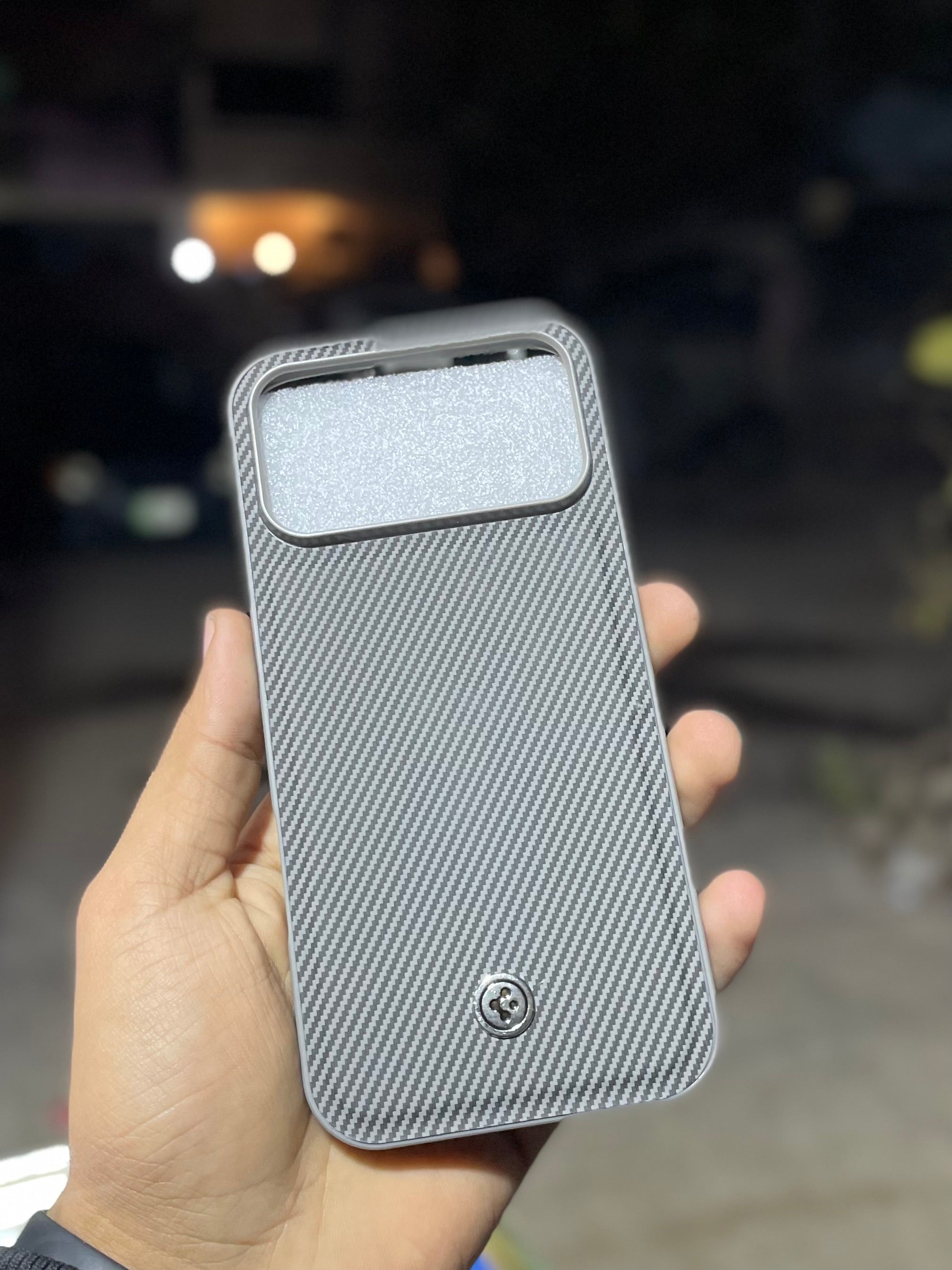 Carbon Fiber Textured Slim Case for iPhone 17 Pro Max