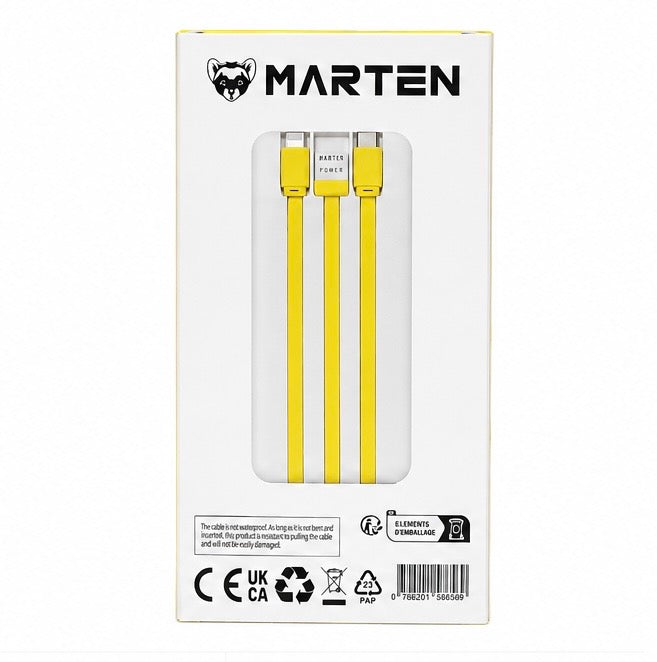 MARTEN 20000mAh Super Fast Charge Power Bank - PD 20W + QC 22.5W