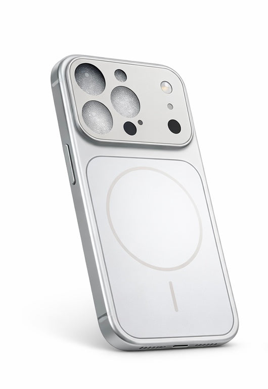 Convert your iPhone into iPhone 17 Pro Max Magnetic AG Glass Phone Case – Shockproof Matte Finish