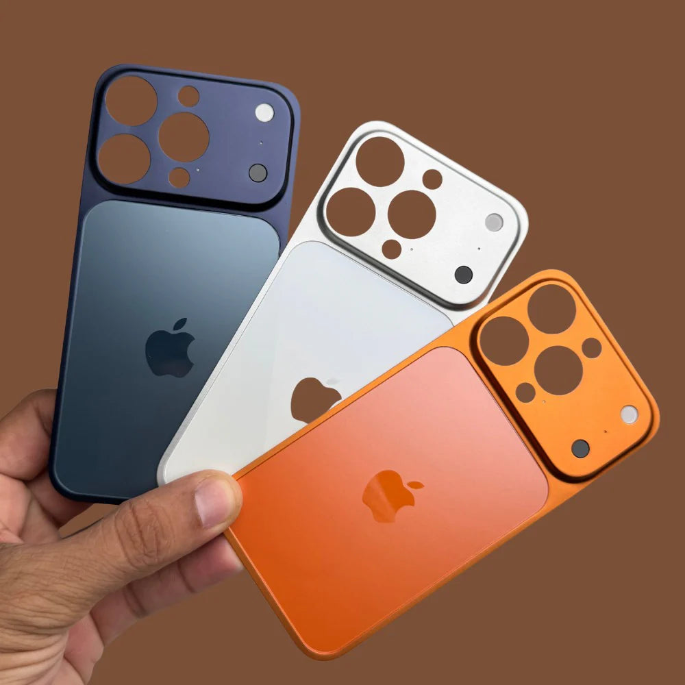 Premium Back Panel for iPhones - Convert your iphone to iPhone 17 Pro & 17 ProMax Style