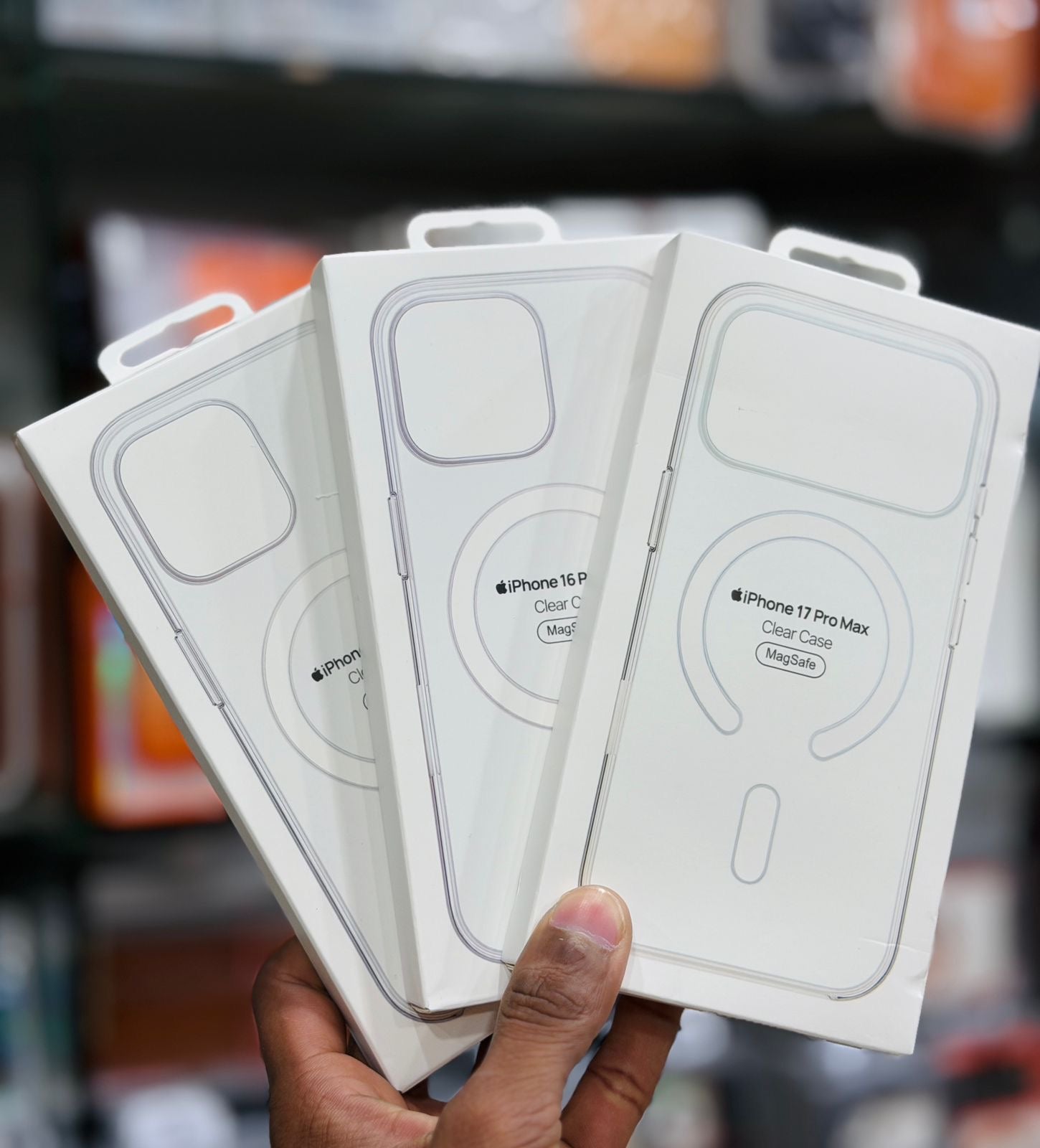 ORIGINAL Magsafe Clear Case with IC Animation (Anti -Yellow) Case