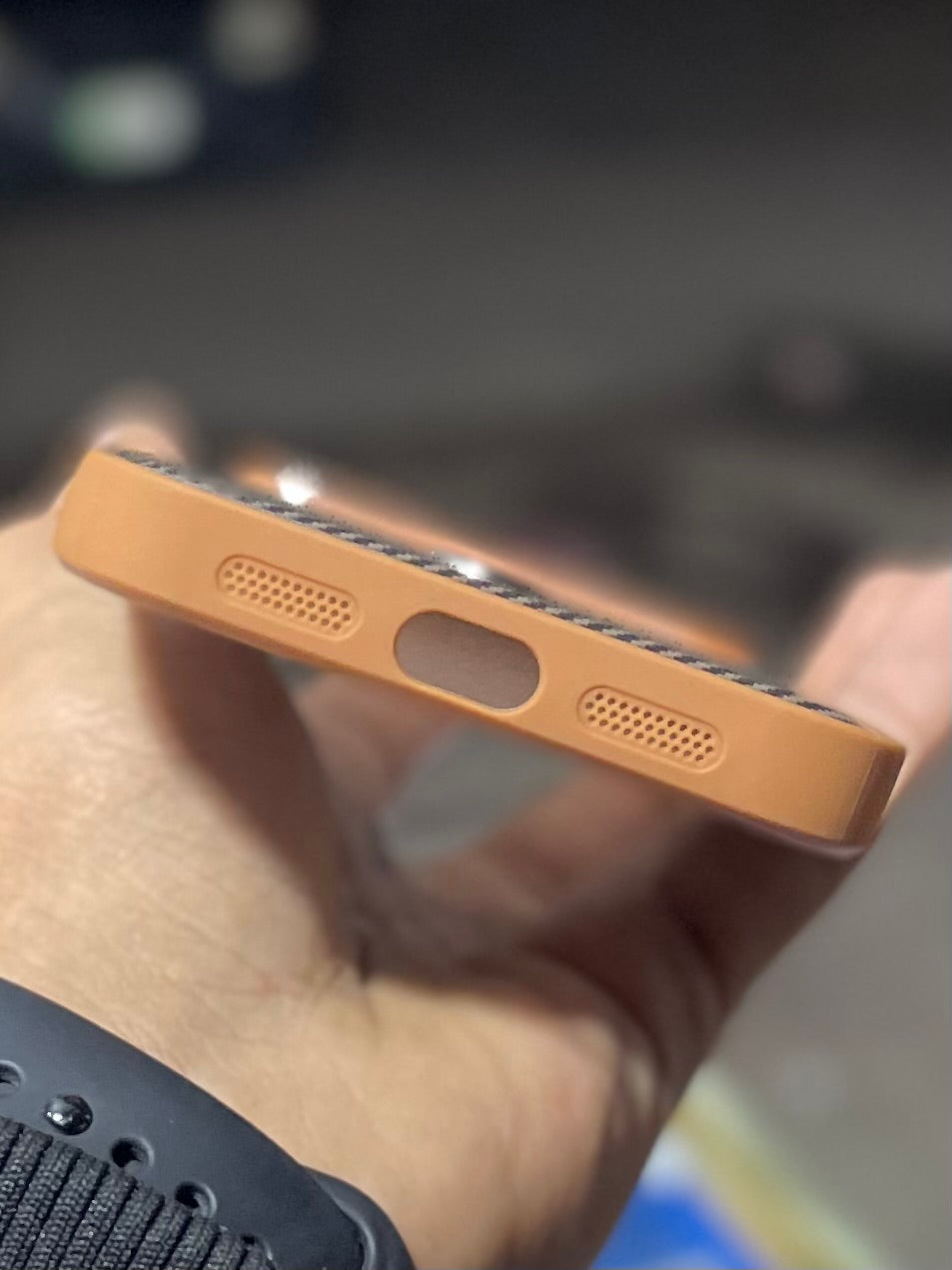 Carbon Fiber Textured Slim Case for iPhone 17 Pro Max