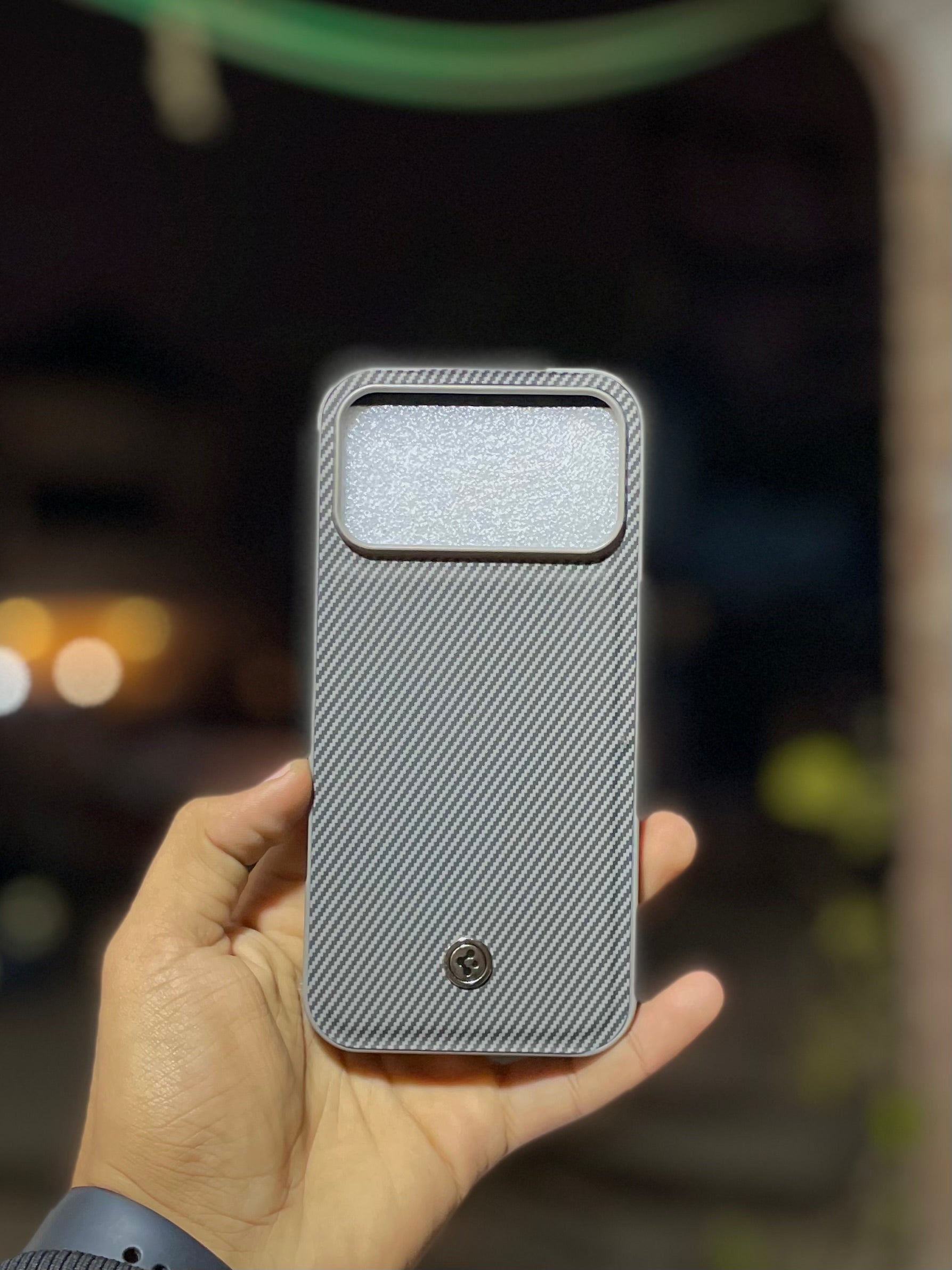 Carbon Fiber Textured Slim Case for iPhone 17 Pro Max