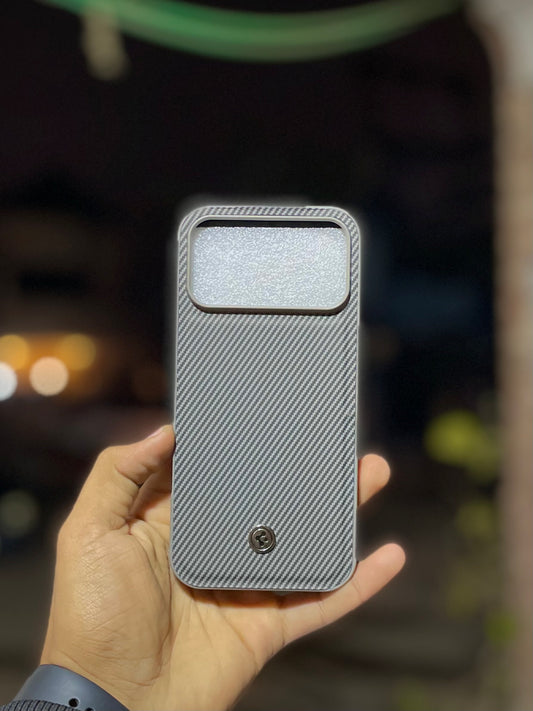 Carbon Fiber Textured Slim Case for iPhone 17 Pro Max