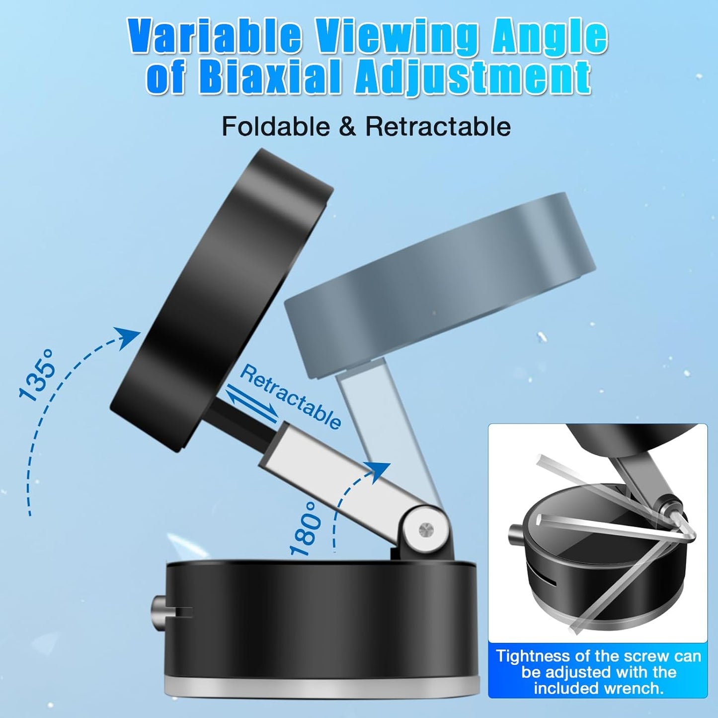 360-Degree Rotating Magnetic Phone Holder - Premium Phone Mount