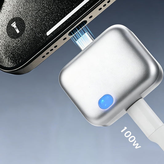 Auto Disconnect Charging Cable Protector, Full Charge Eject Device, Overcharge Protection Adapter for Phone Tablet