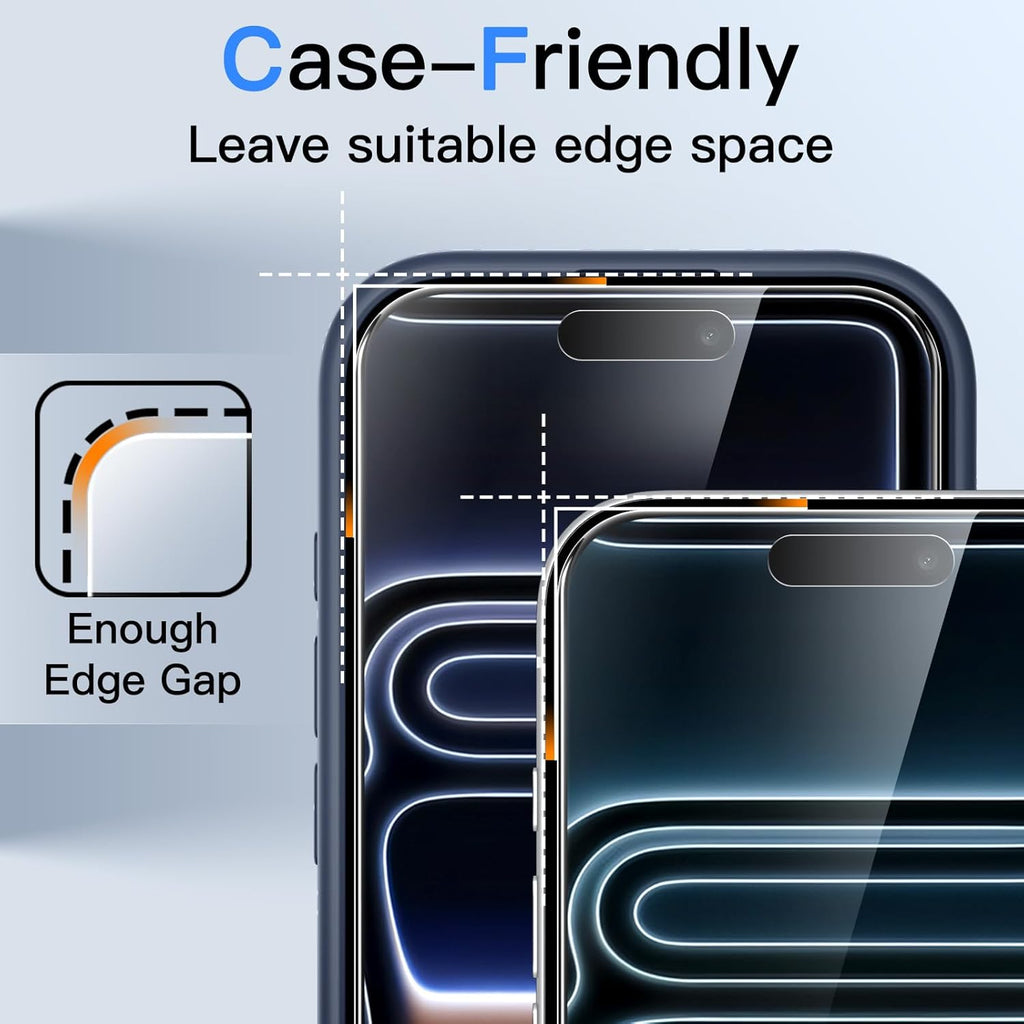 360 Degree Privacy Screen Protector for iPhone 17 Pro/17 Pro MAX, 4-Wa ...