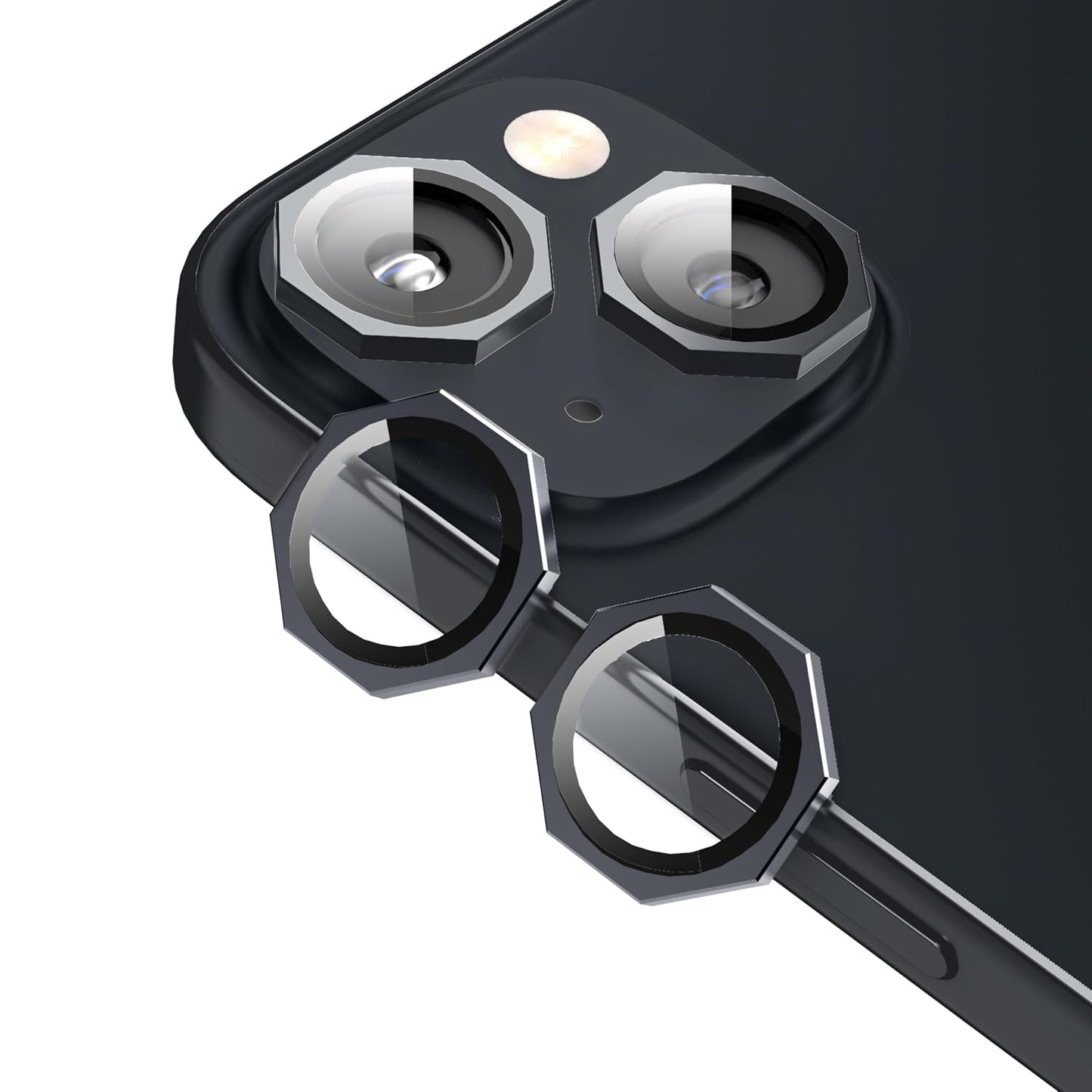 Pack Of 1 Hexagonal Design Shape Camera Lens Protector For iPhone 13/13 MINI