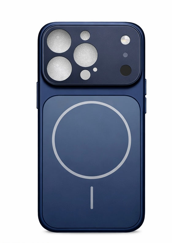 Convert your iPhone into iPhone 17 Pro Max Magnetic AG Glass Phone Case – Shockproof Matte Finish