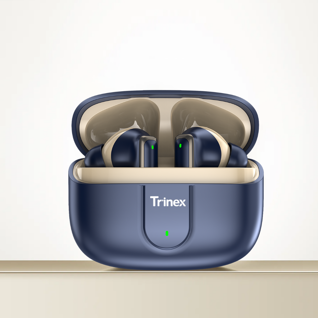 Trinex PowerPods Basic TWS Earbuds – Deep Bass, HD Sound & Gaming Mode
