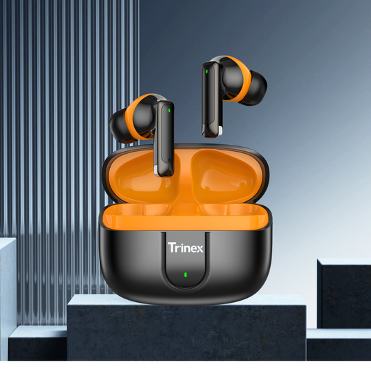 Trinex PowerPods Basic TWS Earbuds – Deep Bass, HD Sound & Gaming Mode