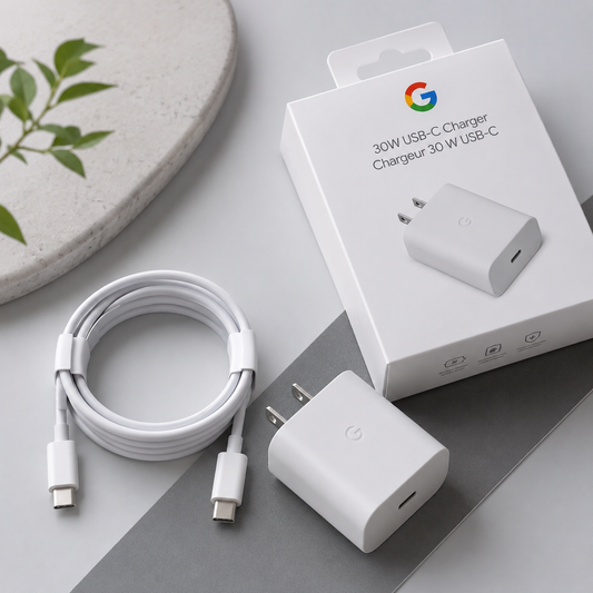 Google 30W USB-C Fast Charger With Type-C Cable⚡