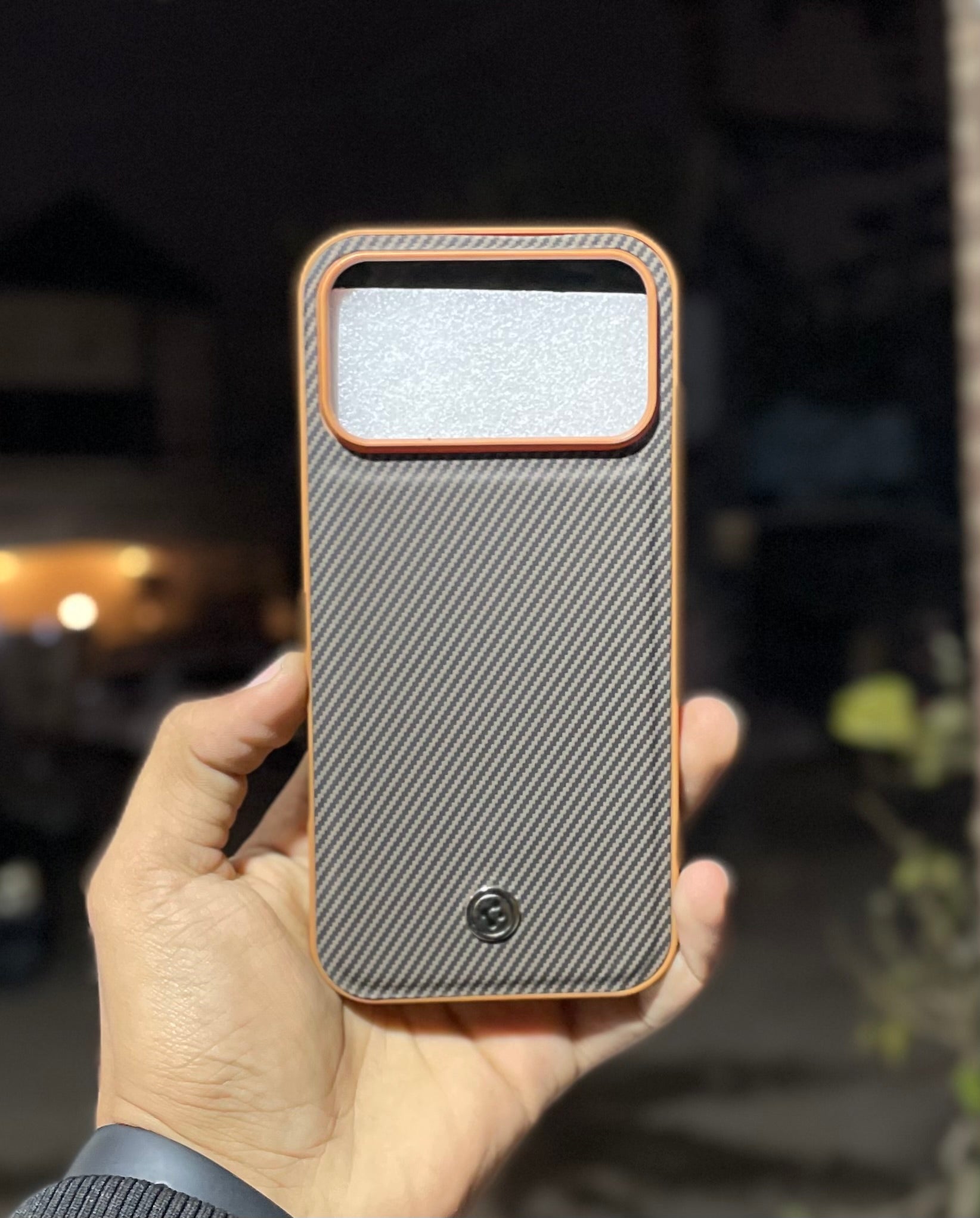 Carbon Fiber Textured Slim Case for iPhone 17 Pro Max