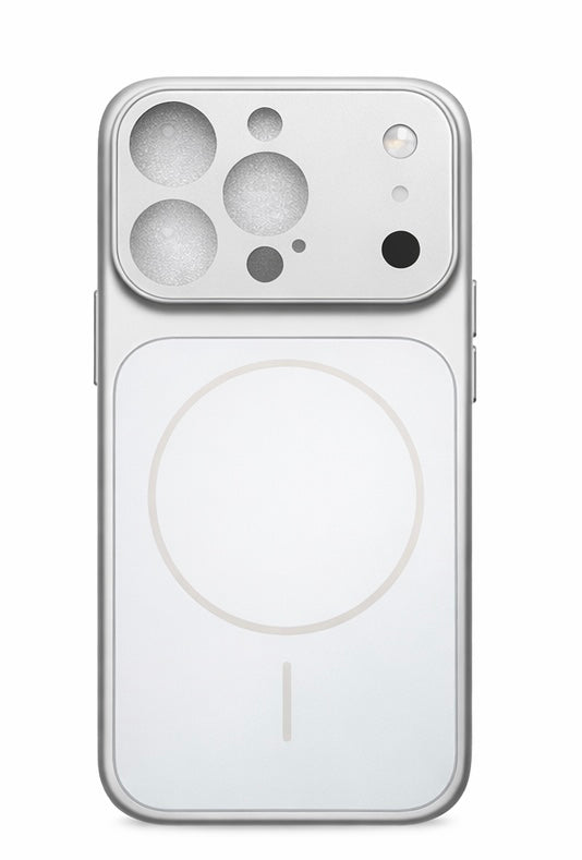 Convert your iPhone into iPhone 17 Pro Max Magnetic AG Glass Phone Case – Shockproof Matte Finish