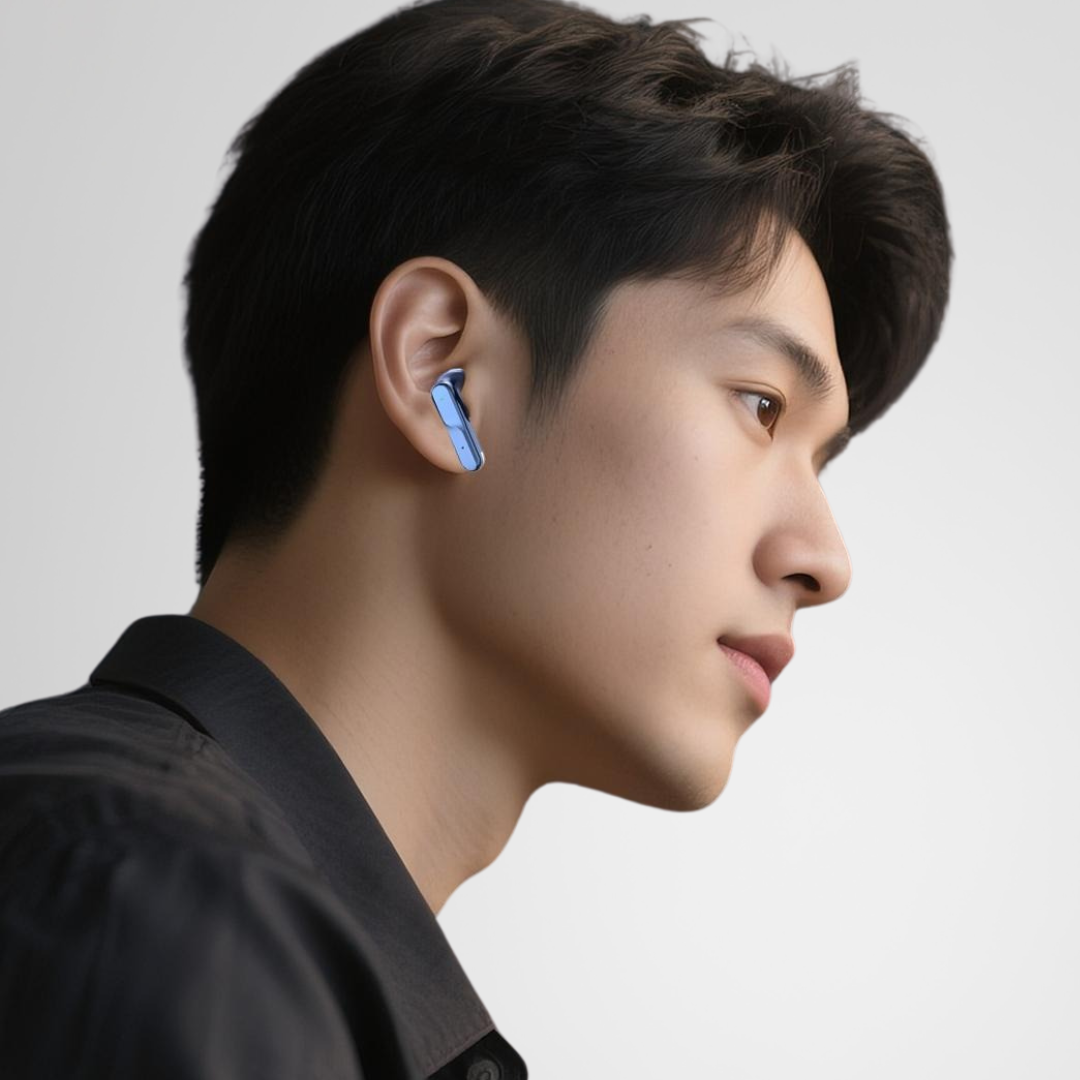 Trinex PowerPods Max Bluetooth 5.3 Wireless Gaming Earbuds | AI Real-Time Translation | Low Latency Game Mode