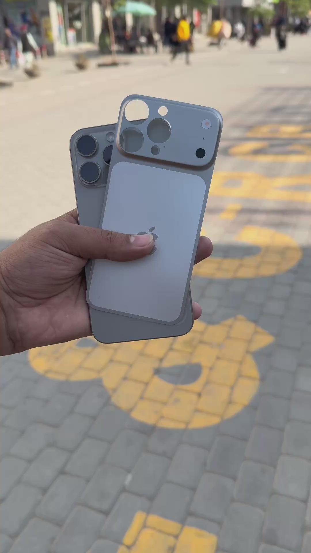 Premium Back Panel for iPhones - Convert your iphone to iPhone 17 Pro & 17 ProMax Style