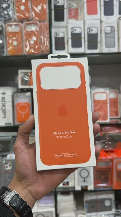 Premium Silicone Case for iPhone 17 Pro & 17 Pro Max – Soft Touch Protection